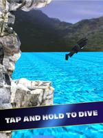 Blocky Flip Diving 3D - Super Hero Cliff Master capture d'écran 2