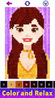 Girls Glitter Color by Number  Screenshot 1