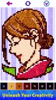 Girls Glitter Color by Number  Screenshot 3