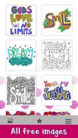 Greeting Cards Glitter Coloring - Color by Number Affiche