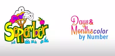 Days & Months Color by Number