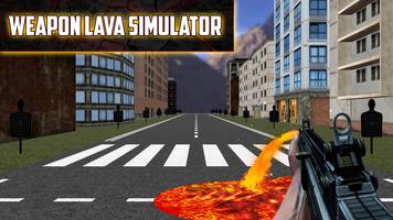 Extreme Lava Gun 3D - Fire Flame Weapon Simulator Affiche