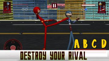 Stickman Heroes Karate Fighting 2 3D - Epic Battle capture d'écran 1