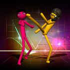 Neko Neon Stickman Karate Kung Fu Fight 3D 2018 icône