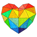 Poly Art Glitter Coloring Book APK
