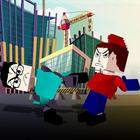 Cubic Pixel Karate Fighting 3D 2018 - Kung fu War icône