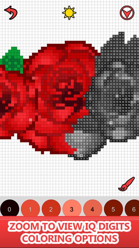 Valentines love color by number-Pixel art coloring for ... It will let you create amazing works of art that resemble many of the characters and landscapes you might find in a nintendo or sega game from the 1980s.