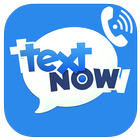 Text Now calls Free US Number icône