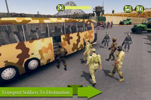 Us army soldiers transport- military bus transport capture d'écran 1