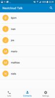 Nextcloud Talk (Unreleased) تصوير الشاشة 1