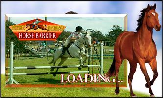 Arabic Horse Barrier Jumping poster