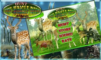 जंगल हिरण 3 डी शिकार पोस्टर