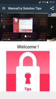 WannaCry Solution tips Affiche