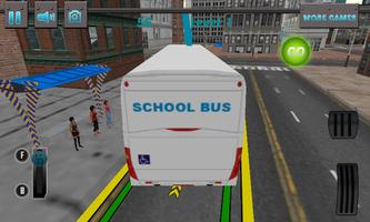 3d School Bus Driving syot layar 1