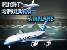 simulateur avion Affiche
