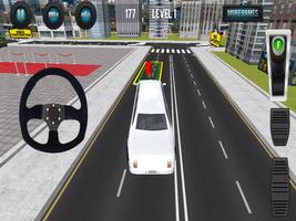 3 Schermata Limousine Car Parking 3D