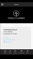 Faith Baptist Church Iowa Park 포스터