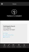 Faith Baptist Church Iowa Park Affiche
