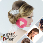 Hairstyles video tutorials ícone