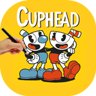 How to draw cuphead characters icon