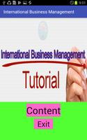 International Business Management ポスター