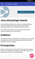Java.util Package Affiche