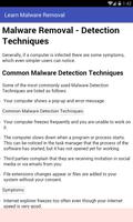 برنامه‌نما Learn Malware Removal عکس از صفحه