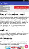 Learn Java Zip capture d'écran 1
