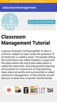 Classroom Management captura de pantalla 1