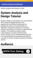 system analysis and design poster