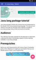 Java lang package capture d'écran 1