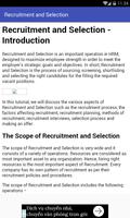 Recruitment and Selection Cartaz