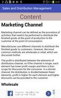 Sales and Distribution Management Plakat