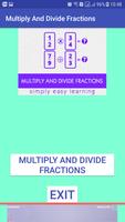 Learn Multiply and Divide Fractions Poster