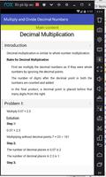 Multiply and Divide Decimal Numbers Ekran Görüntüsü 2