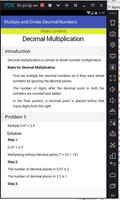 Multiply and Divide Decimal Numbers 截圖 2