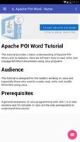 3 Schermata Learn Apache POI (Word)