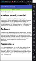 Learn Wireless Security capture d'écran 2