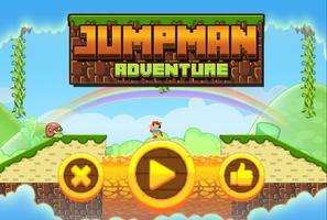 Super Jumpman Retro Pixel Run poster