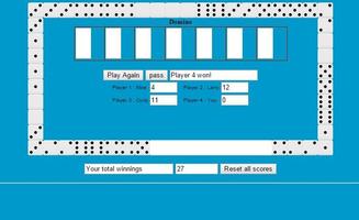 Dominoes Solitaire captura de pantalla 1