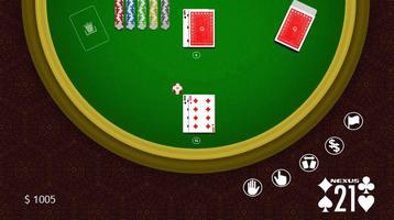 Blackjack Solitaire - classic casino card game ♣ capture d'écran 3