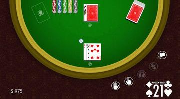 Blackjack Solitaire - classic casino card game ♣ capture d'écran 1