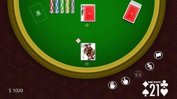 Blackjack Solitaire - classic casino card game ♣ capture d'écran 2
