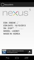 Information for Google Nexus 5 poster