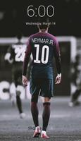 Neymar Jr Lock Screen постер