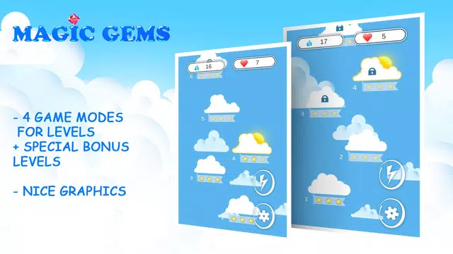 Screenshot 1 for Magic Gems: Match 3 Puzzle