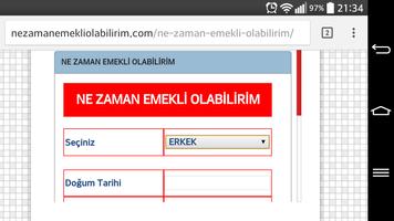 Ne Zaman Emekli Olurum captura de pantalla 1
