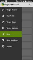 Weight fit Manager tracker Affiche