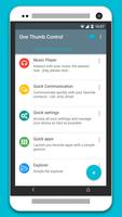 One Thumb Control - BETA الملصق