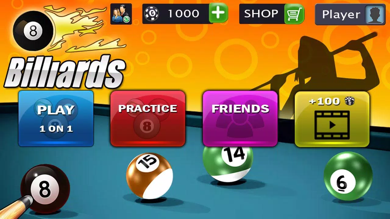 1B to 10B 💯LEGIT 8 Ball coins POOL billard online game PC phone ios  android FAS